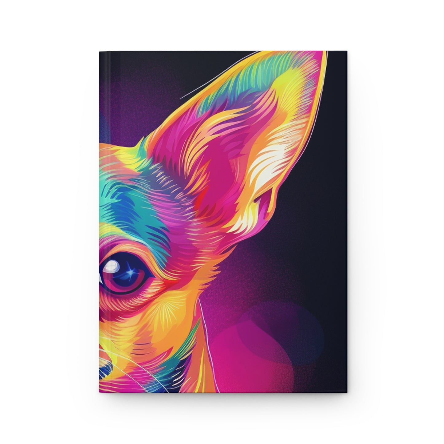 Vibrant Multicolor Chihuahua Hardcover Journal