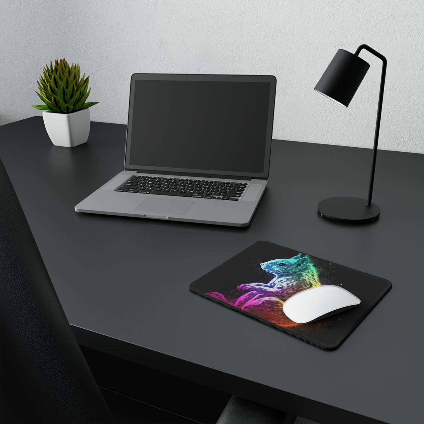 Multicolor Squirrel Non-Slip Mouse Pad