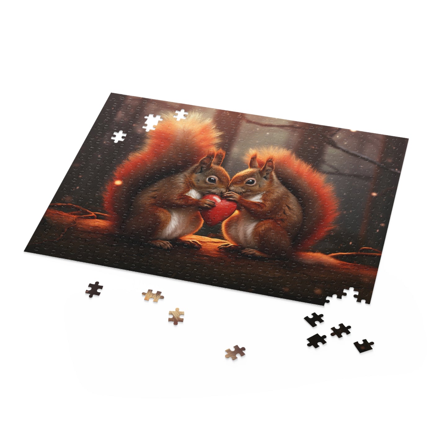 My Heart is Yours Squirrel 500 Piece Puzzle