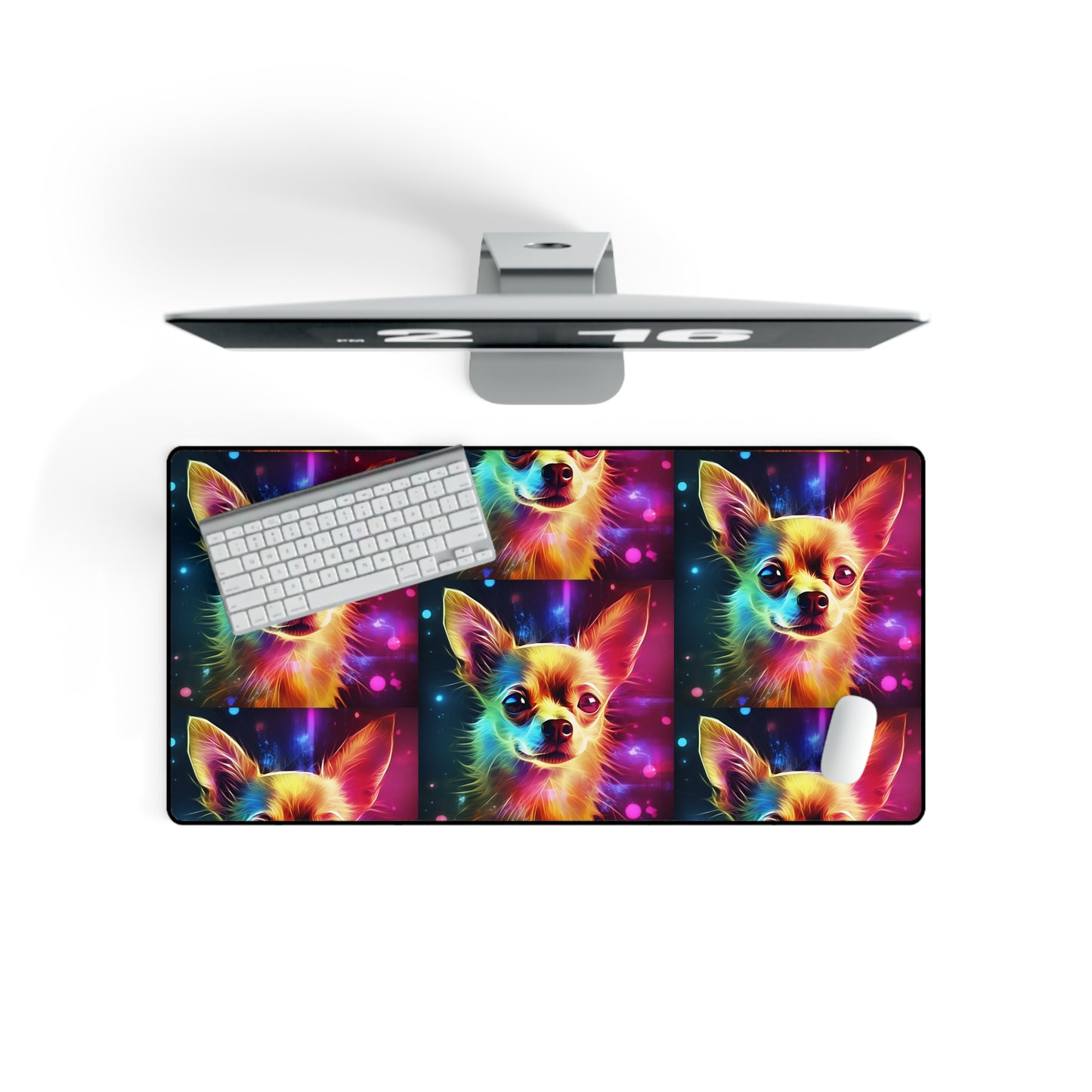 Cosmic Chihuahua Desk Mat