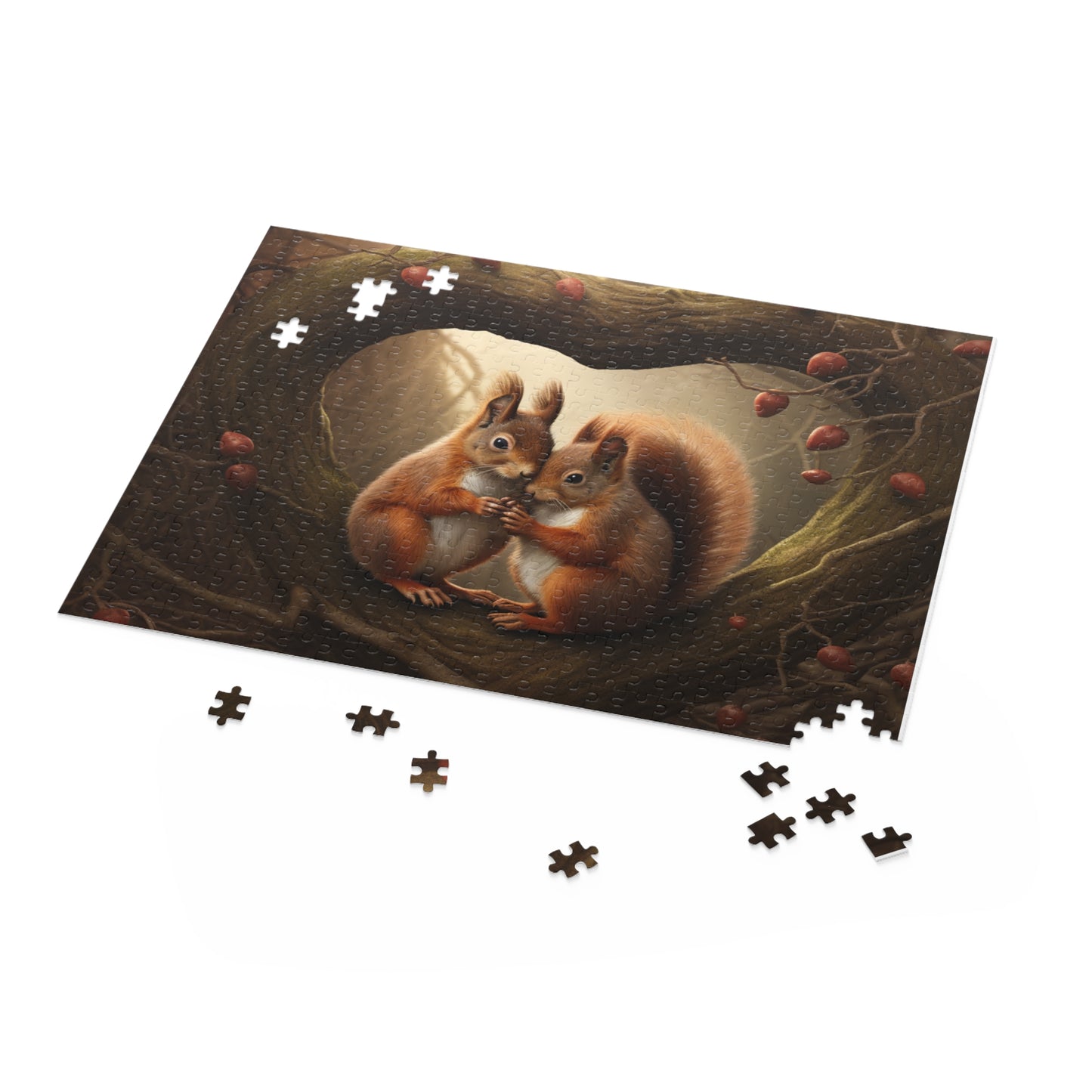 Squirrels in Love 500 Piece Puzzle