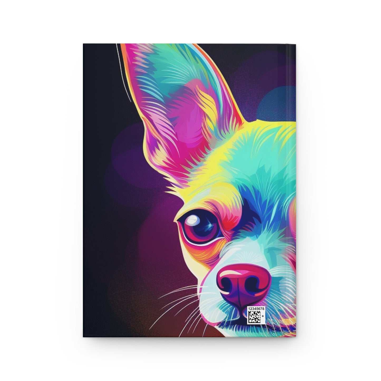 Vibrant Multicolor Chihuahua Hardcover Journal