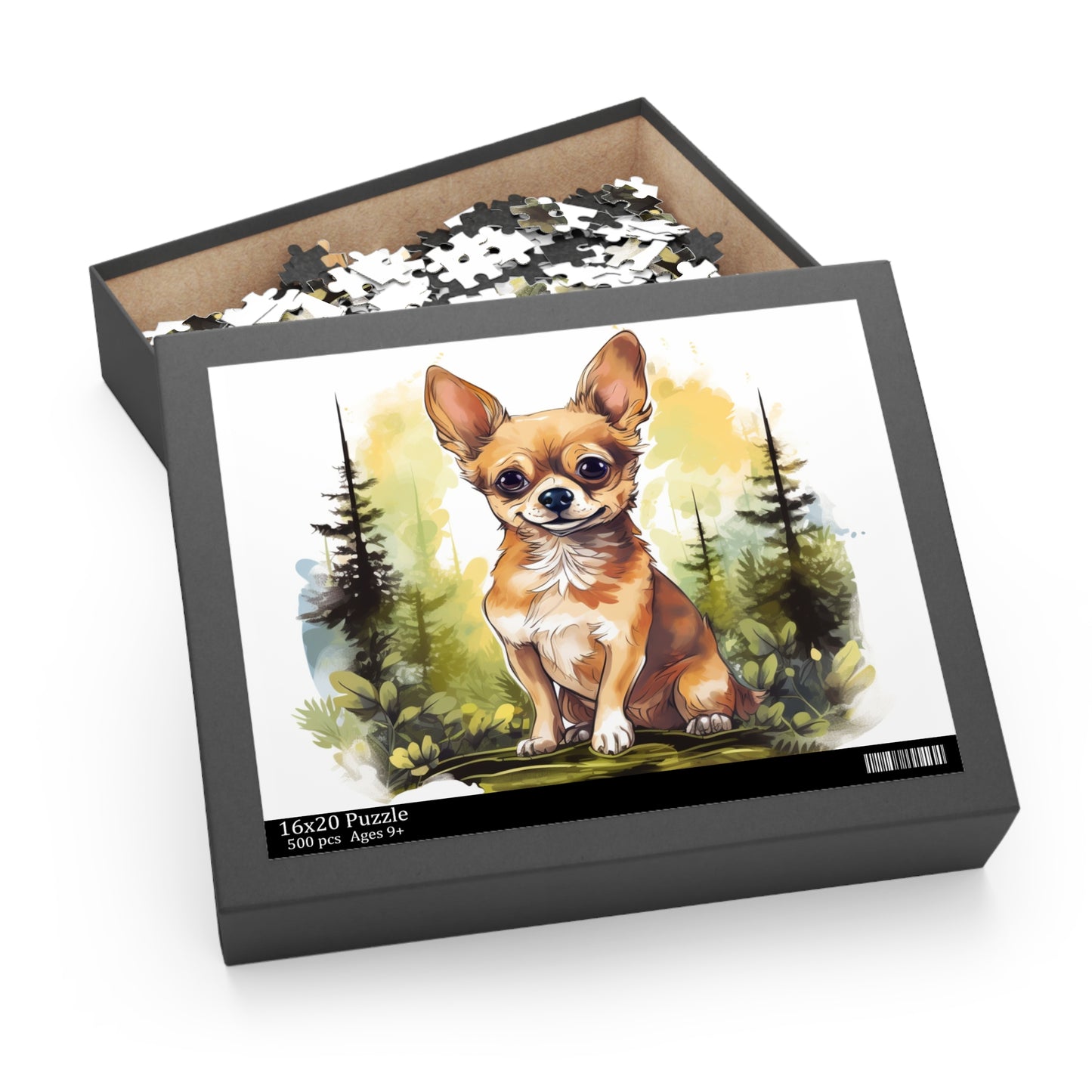 Happy Proud Chihuahua 500 Piece Puzzle