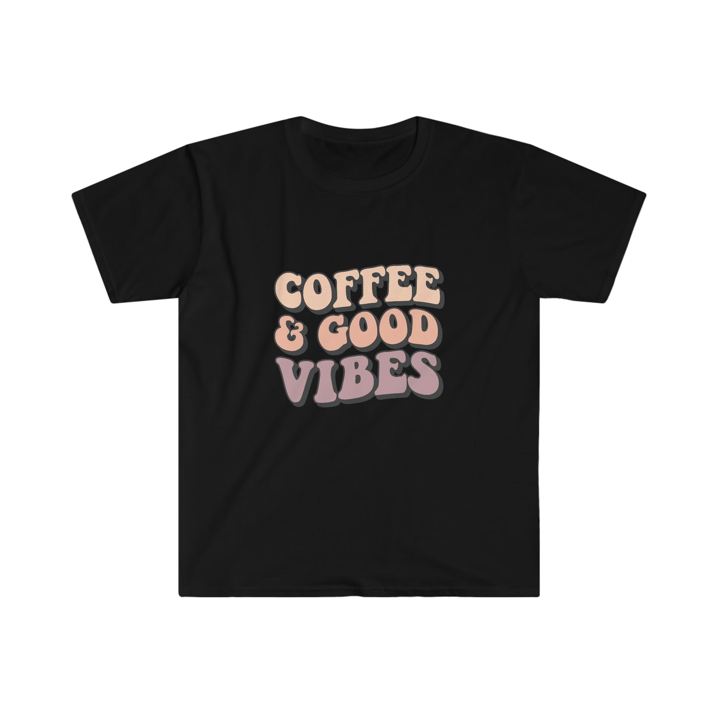 Coffee and Good Vibes soft t-shirt