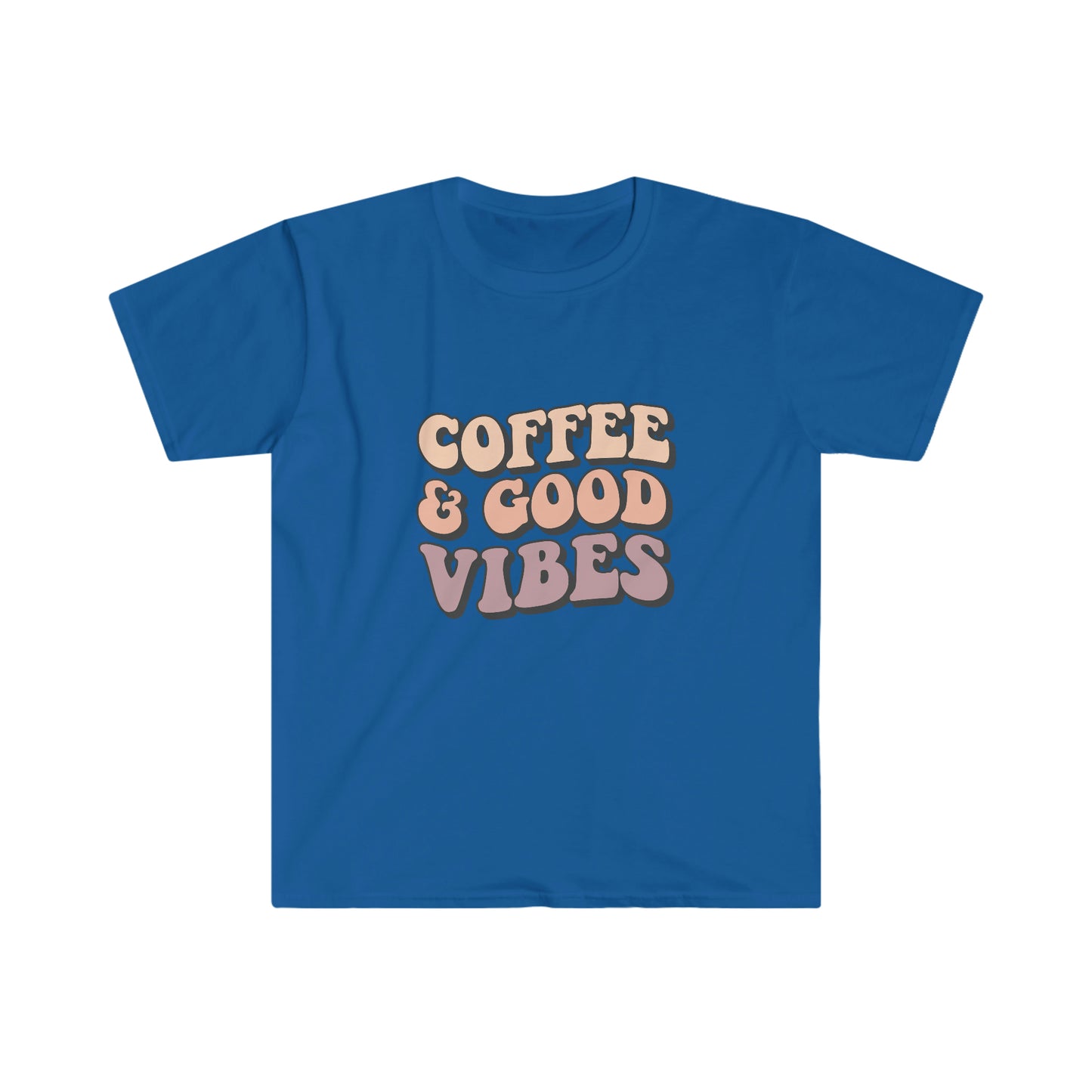 Coffee and Good Vibes soft t-shirt