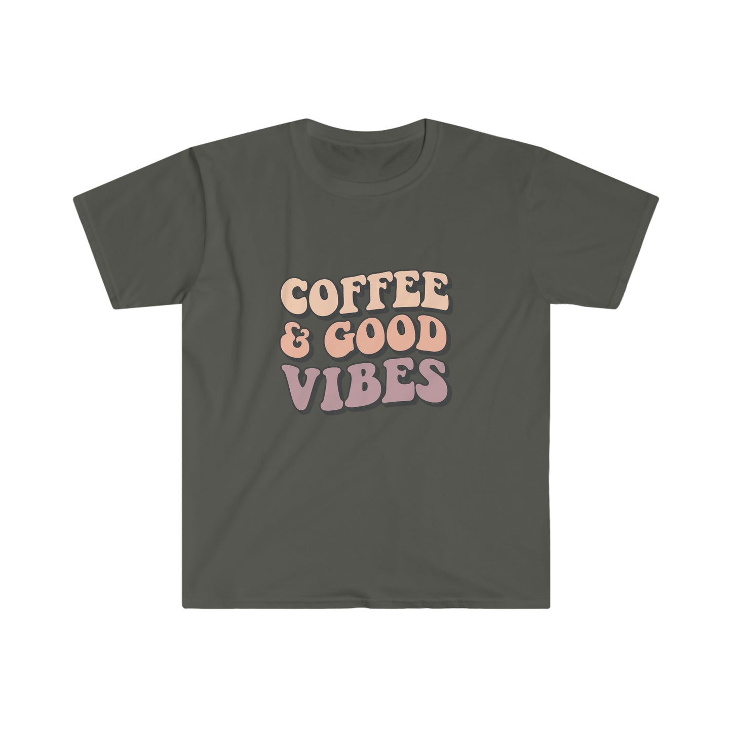 Coffee and Good Vibes soft t-shirt