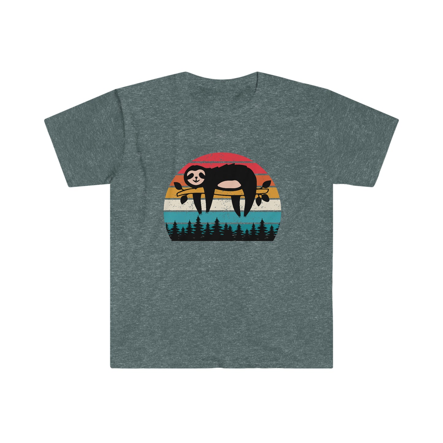 Retro Sloth soft t-shirt