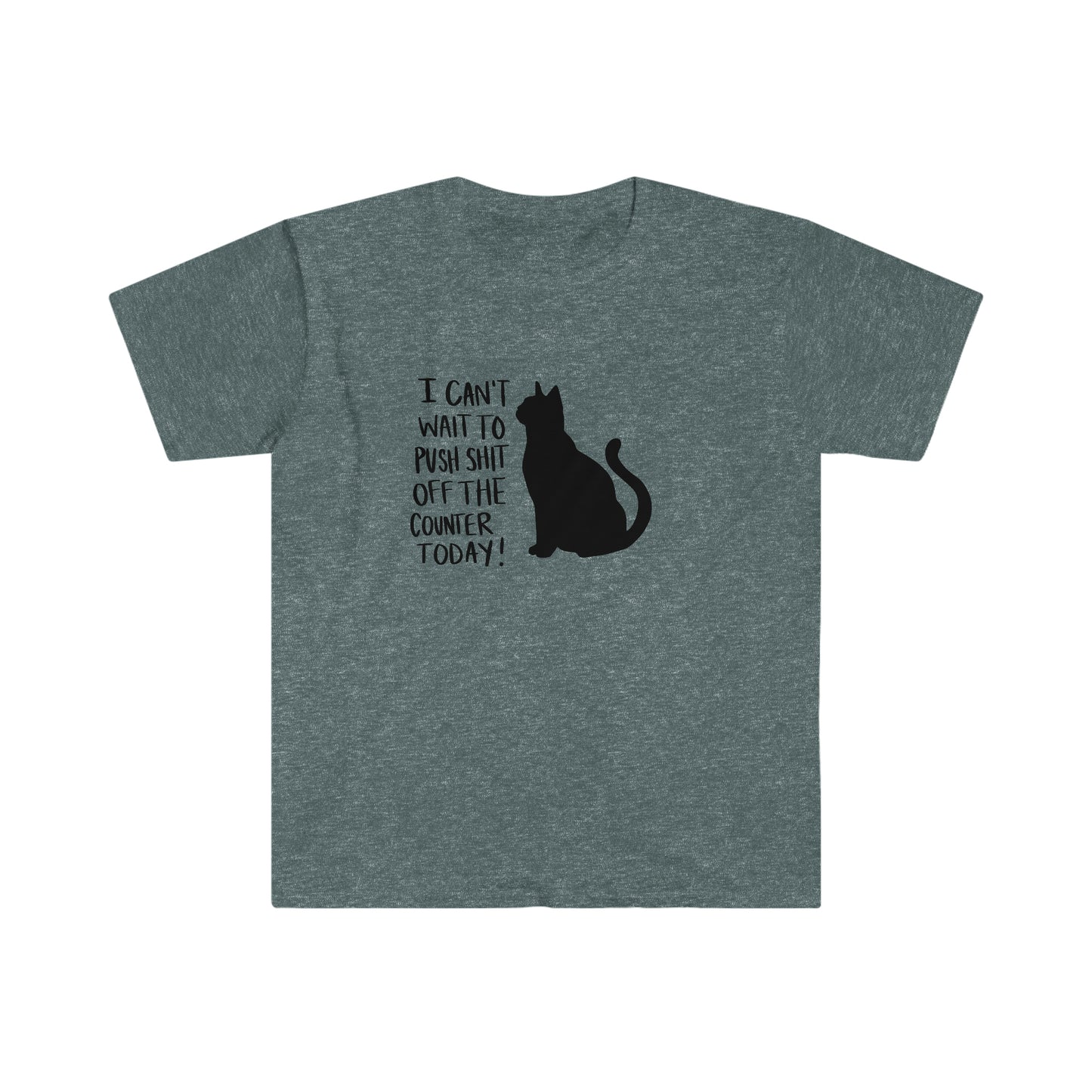 Push Stuff off the Counter soft t-shirt