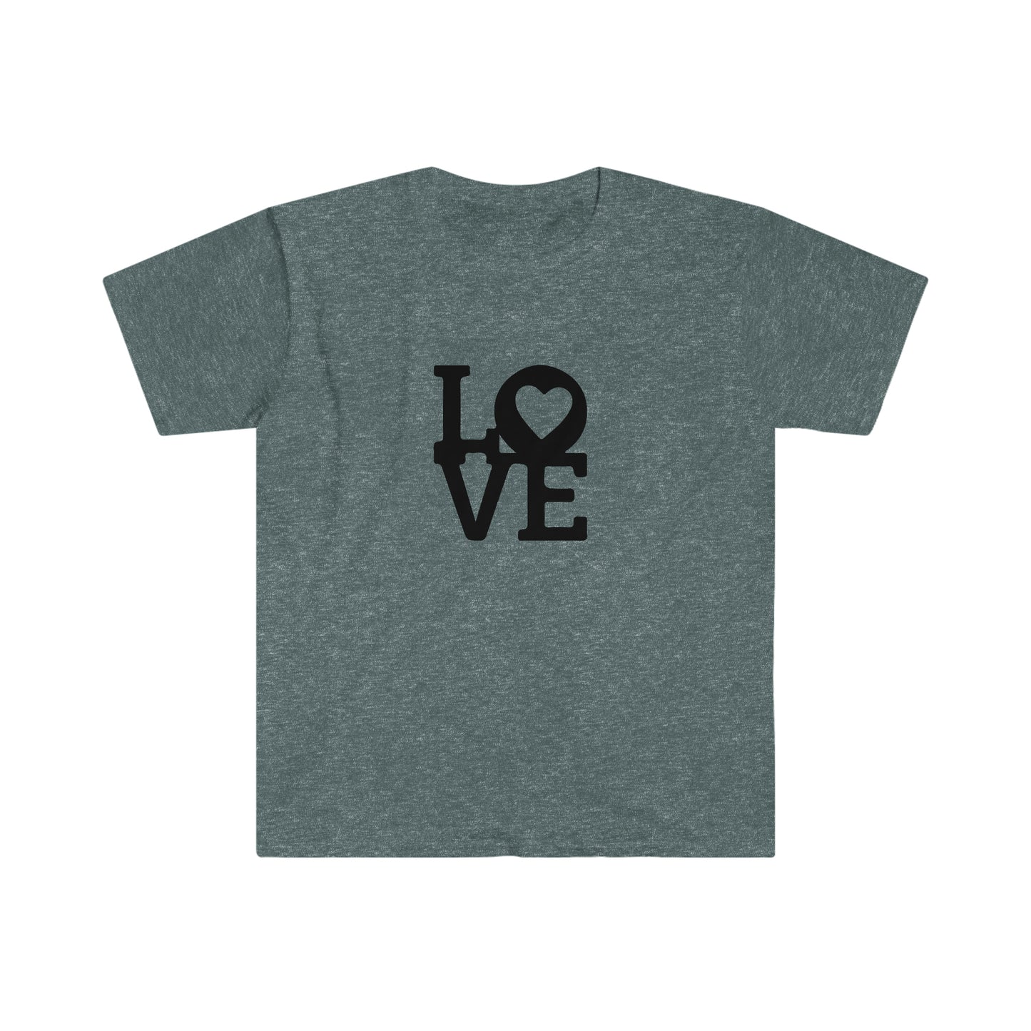 Heart Love Blocks soft t-shirt