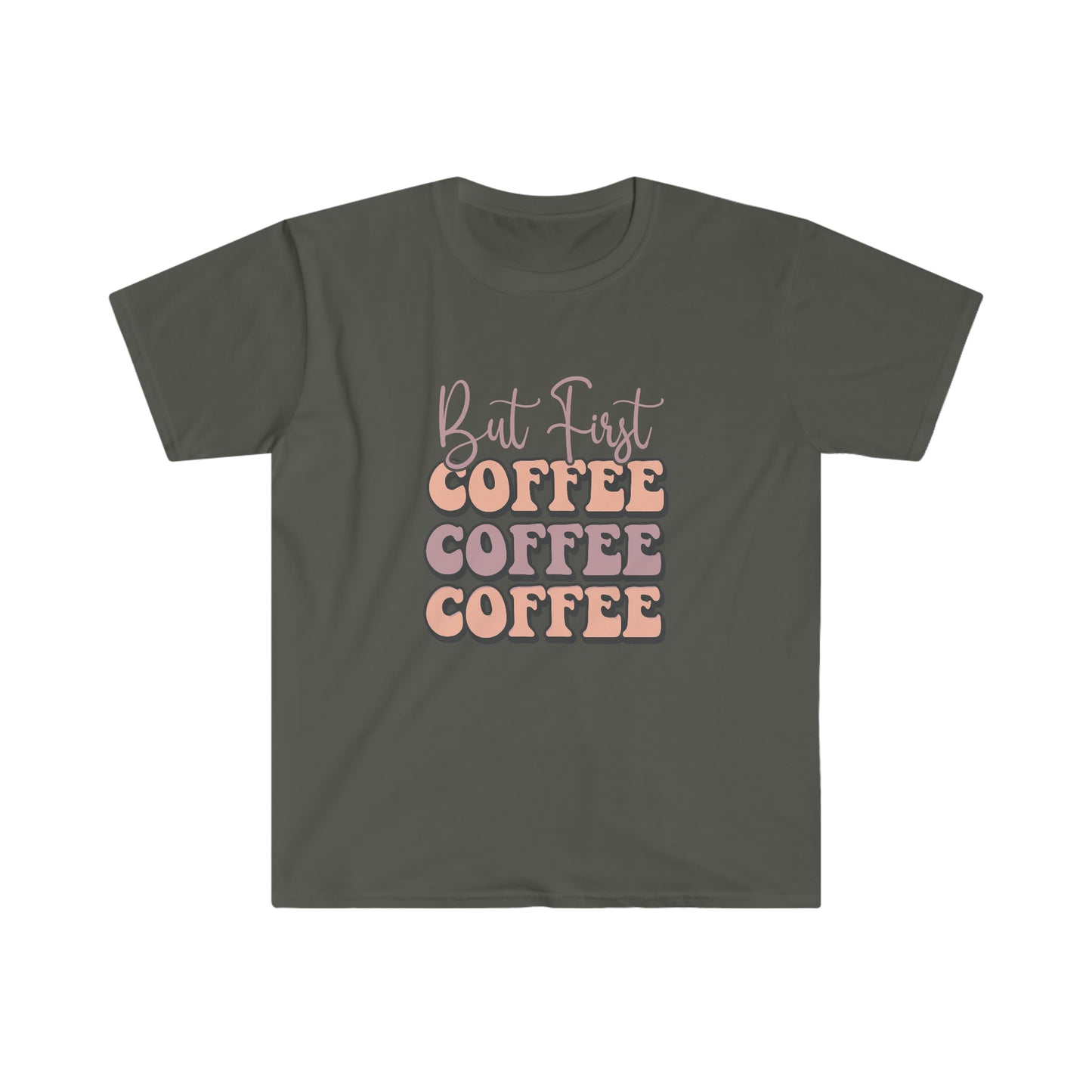 But First Coffee soft t-shirt