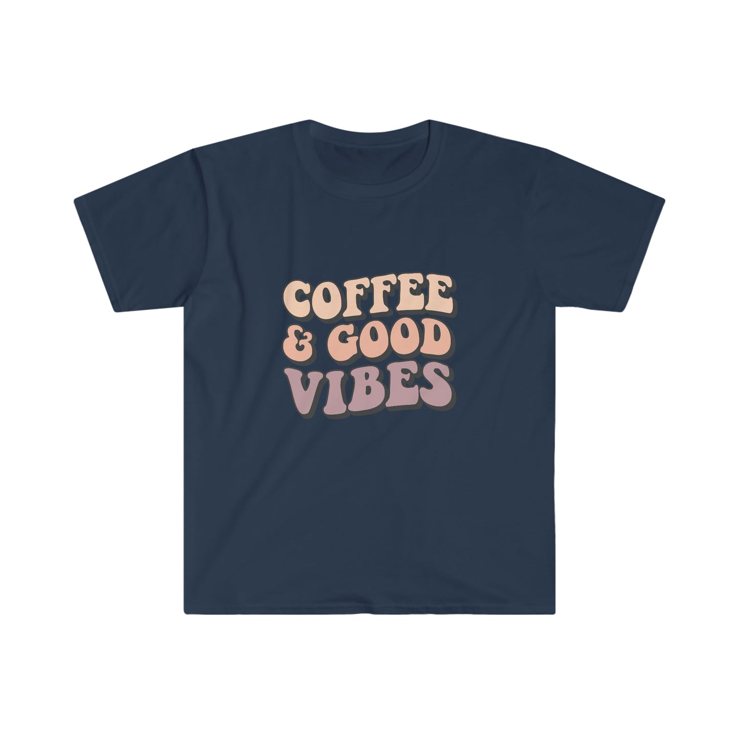 Coffee and Good Vibes soft t-shirt