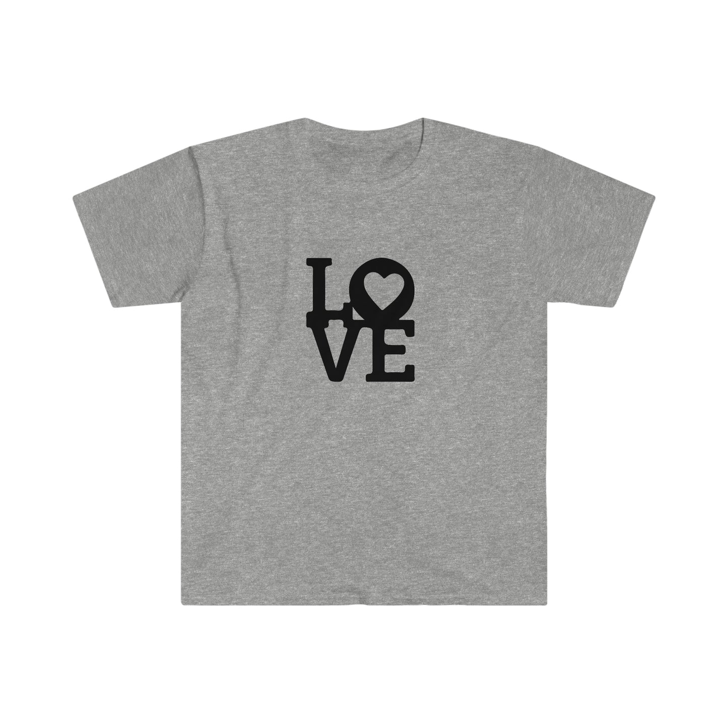 Heart Love Blocks soft t-shirt