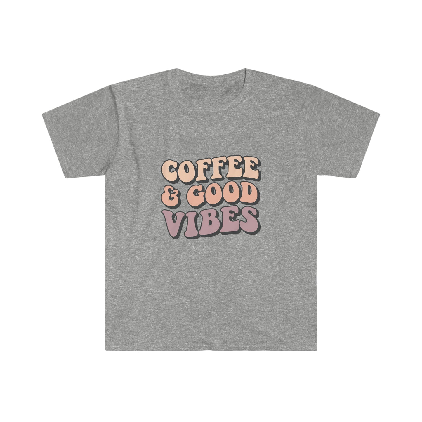 Coffee and Good Vibes soft t-shirt
