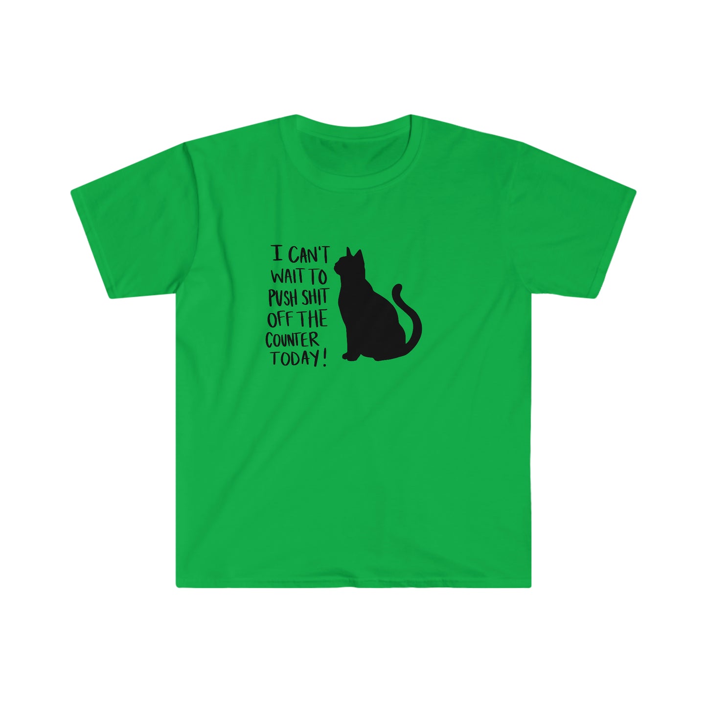 Push Stuff off the Counter soft t-shirt