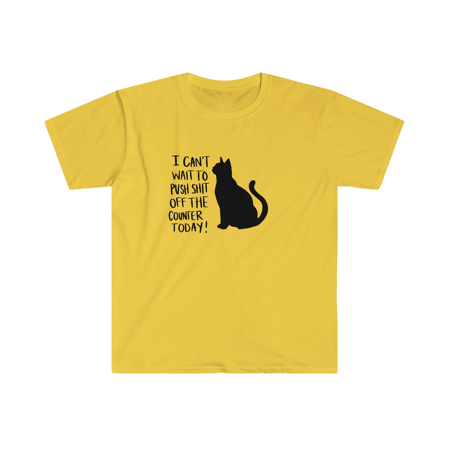 Push Stuff off the Counter soft t-shirt