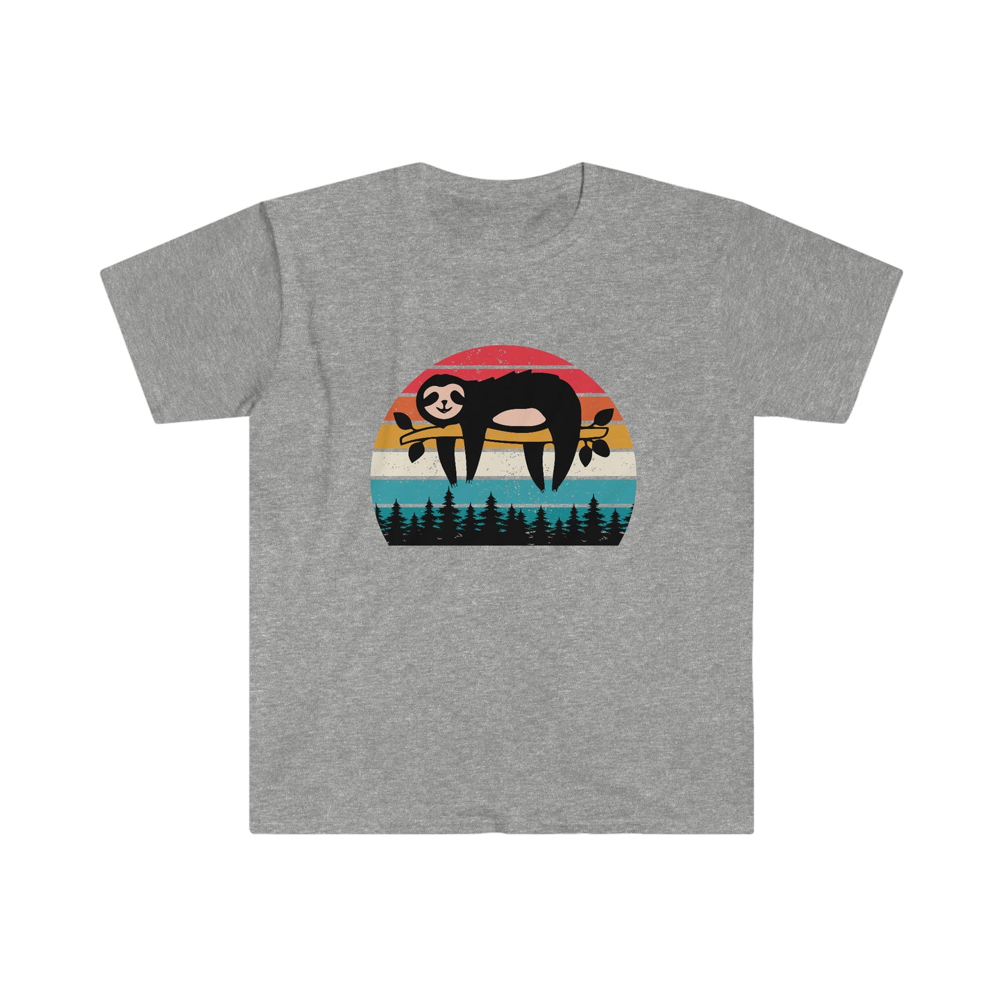 Retro Sloth soft t-shirt