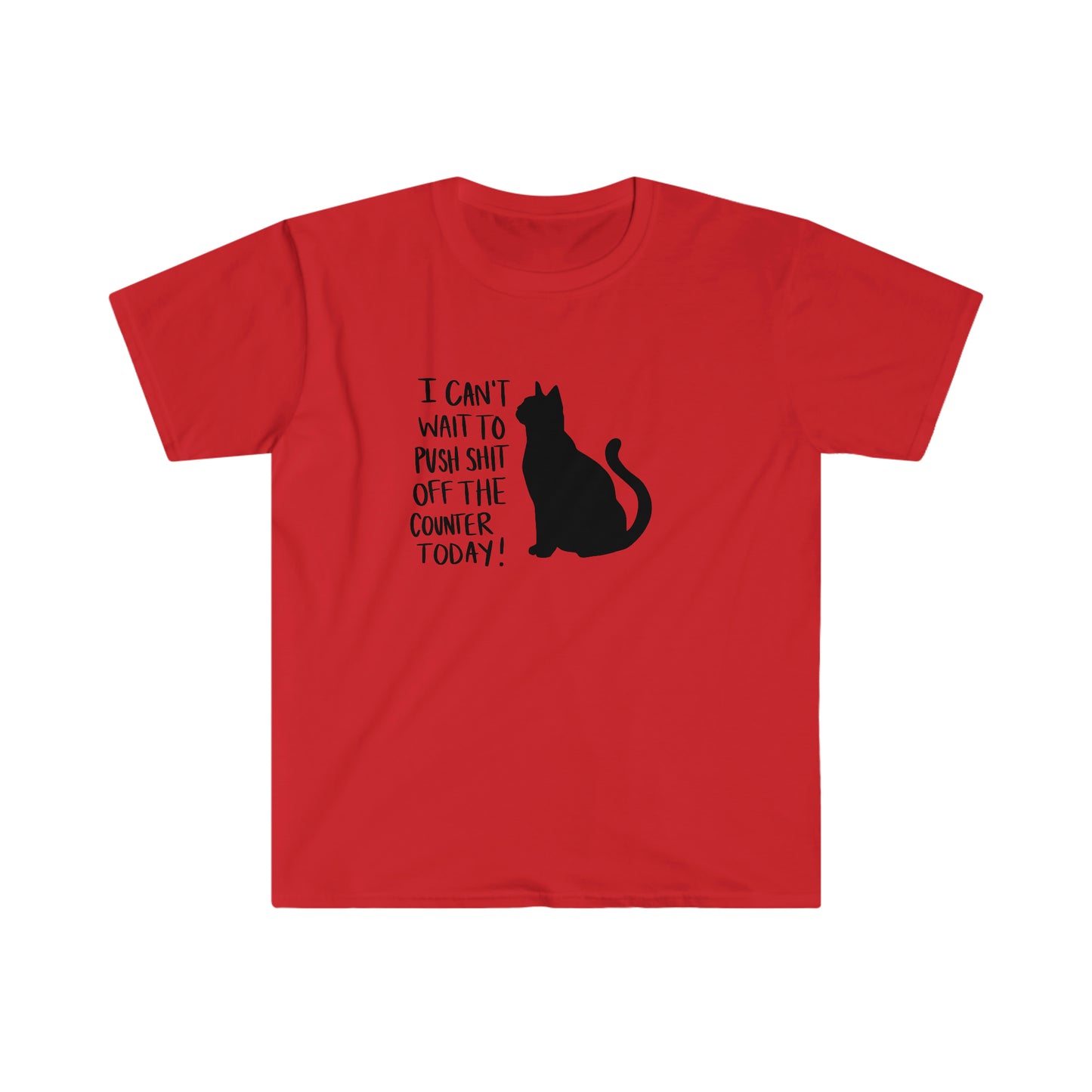 Push Stuff off the Counter soft t-shirt