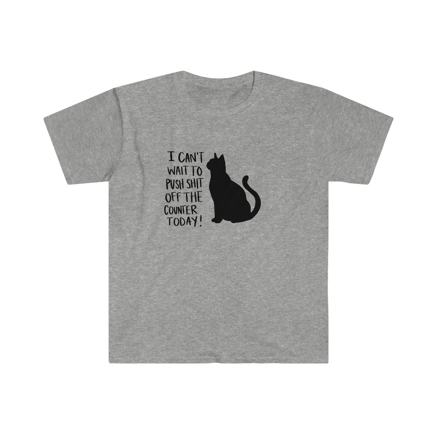 Push Stuff off the Counter soft t-shirt