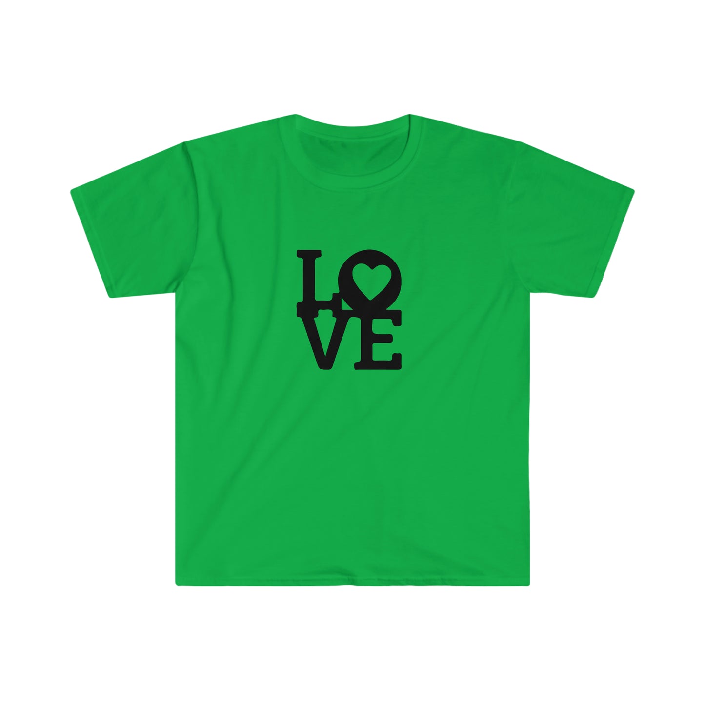 Heart Love Blocks soft t-shirt