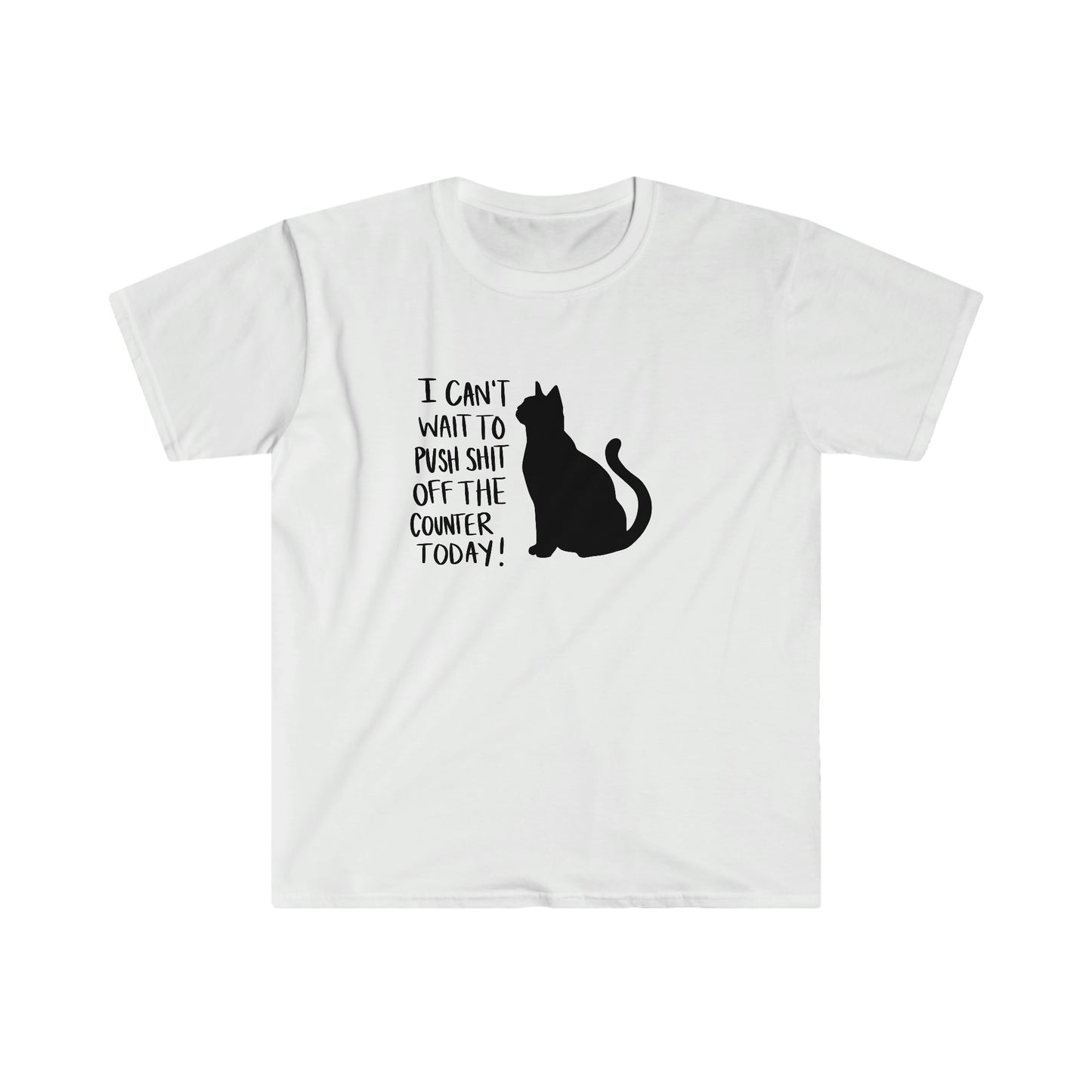 Push Stuff off the Counter soft t-shirt