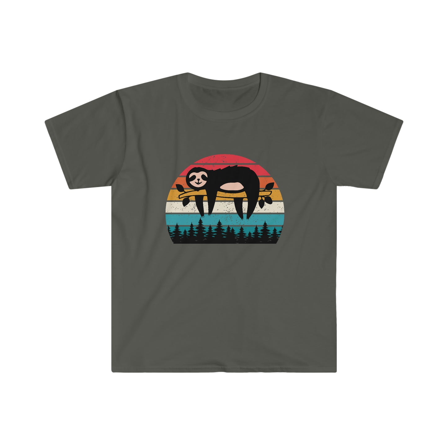 Retro Sloth soft t-shirt