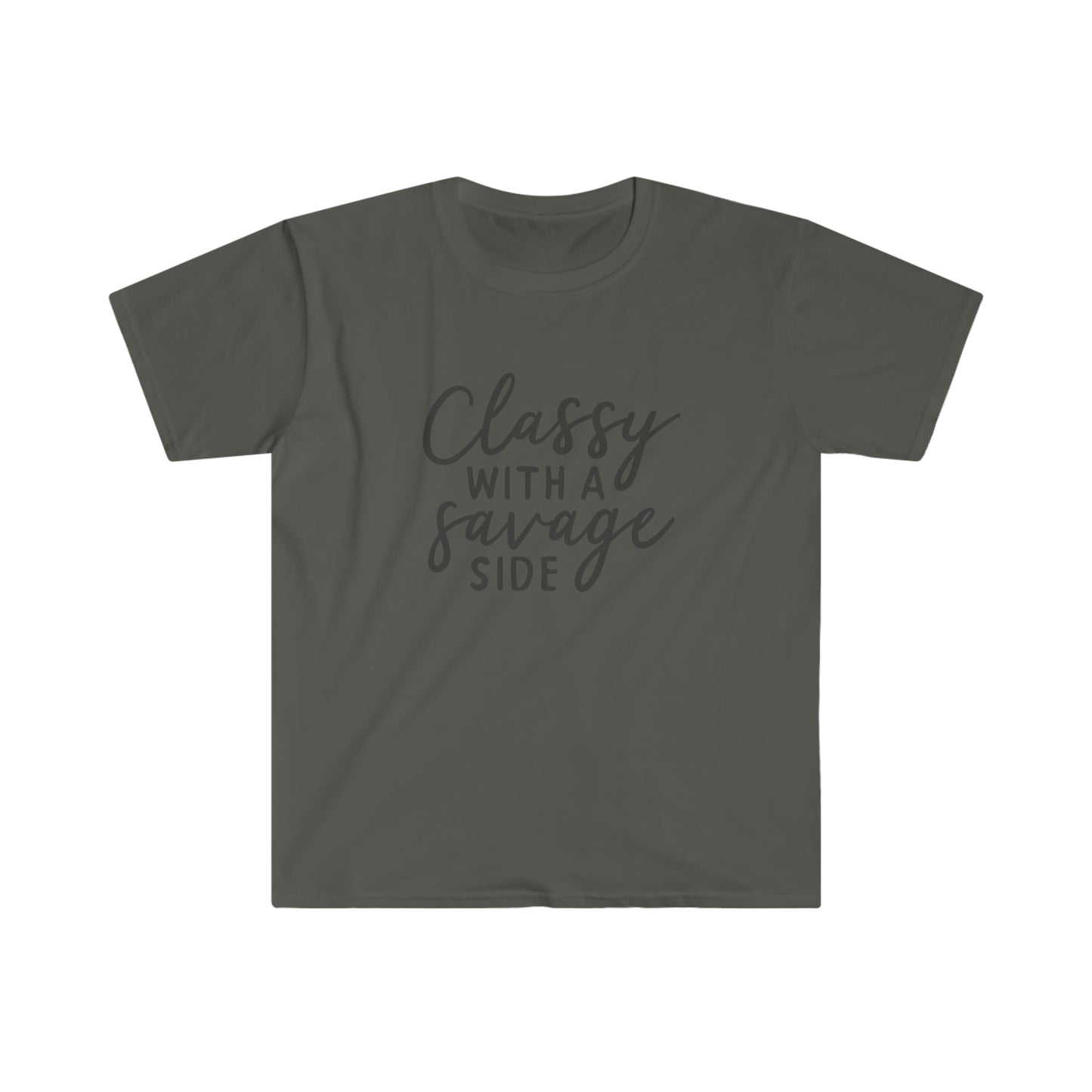 Classy with a Savage Side soft t-shirt