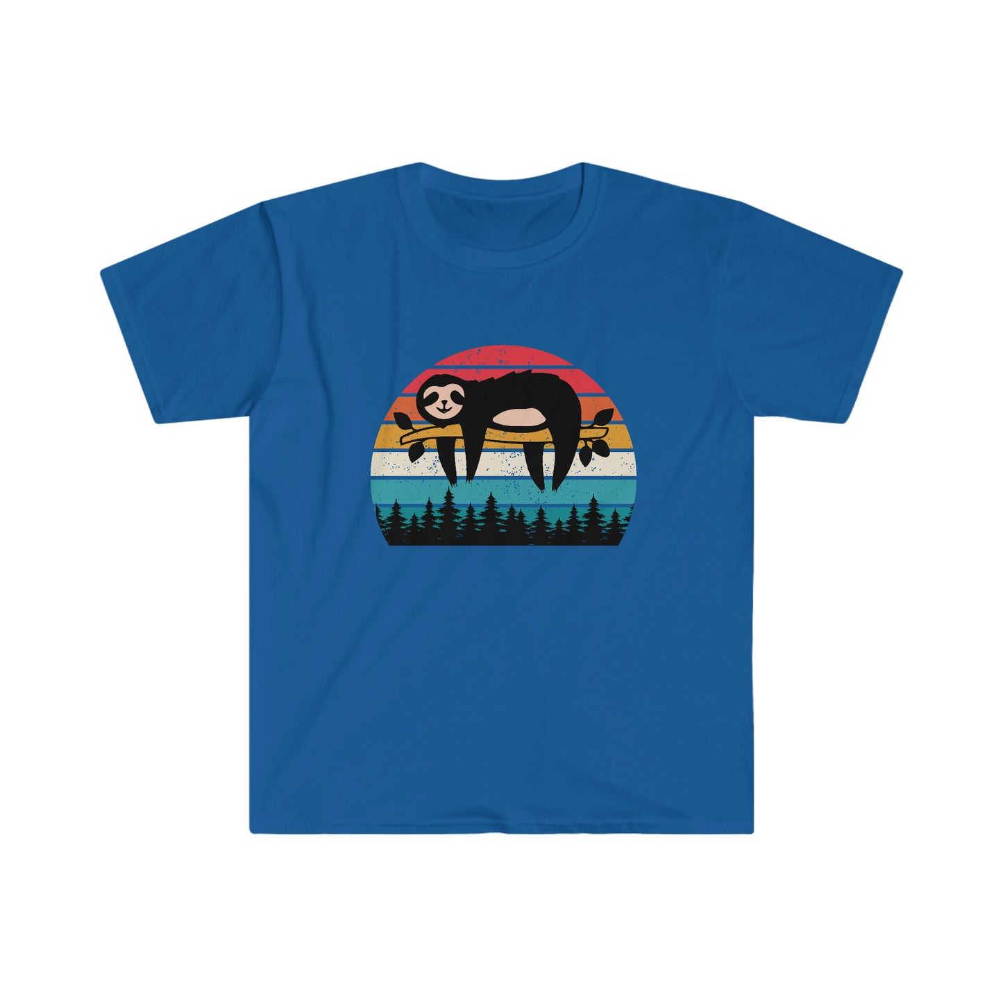 Retro Sloth soft t-shirt