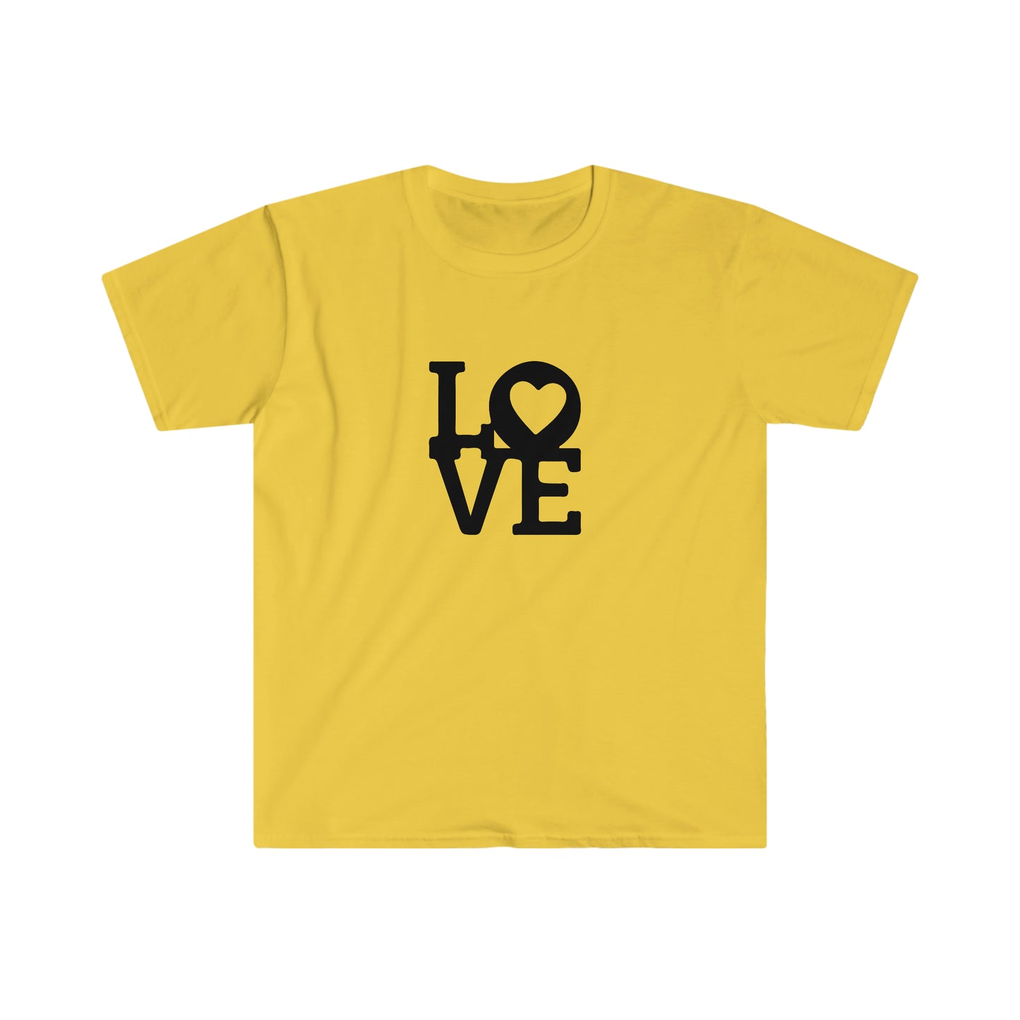 Heart Love Blocks soft t-shirt
