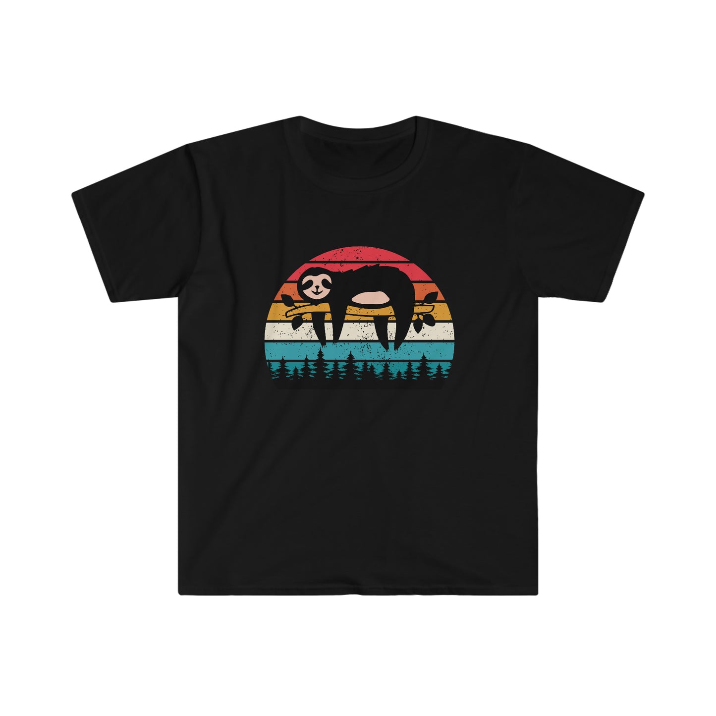 Retro Sloth soft t-shirt