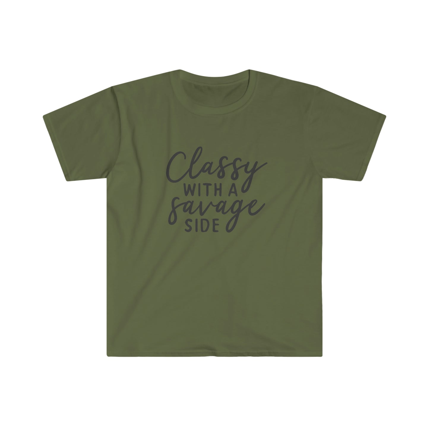 Classy with a Savage Side soft t-shirt