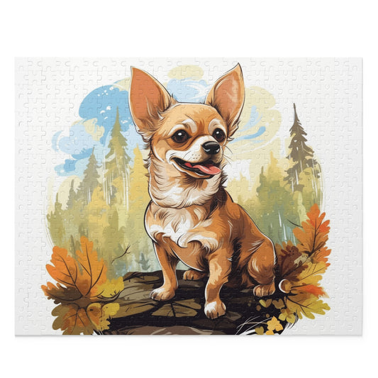Merry Chihuahua 500 Piece Puzzle