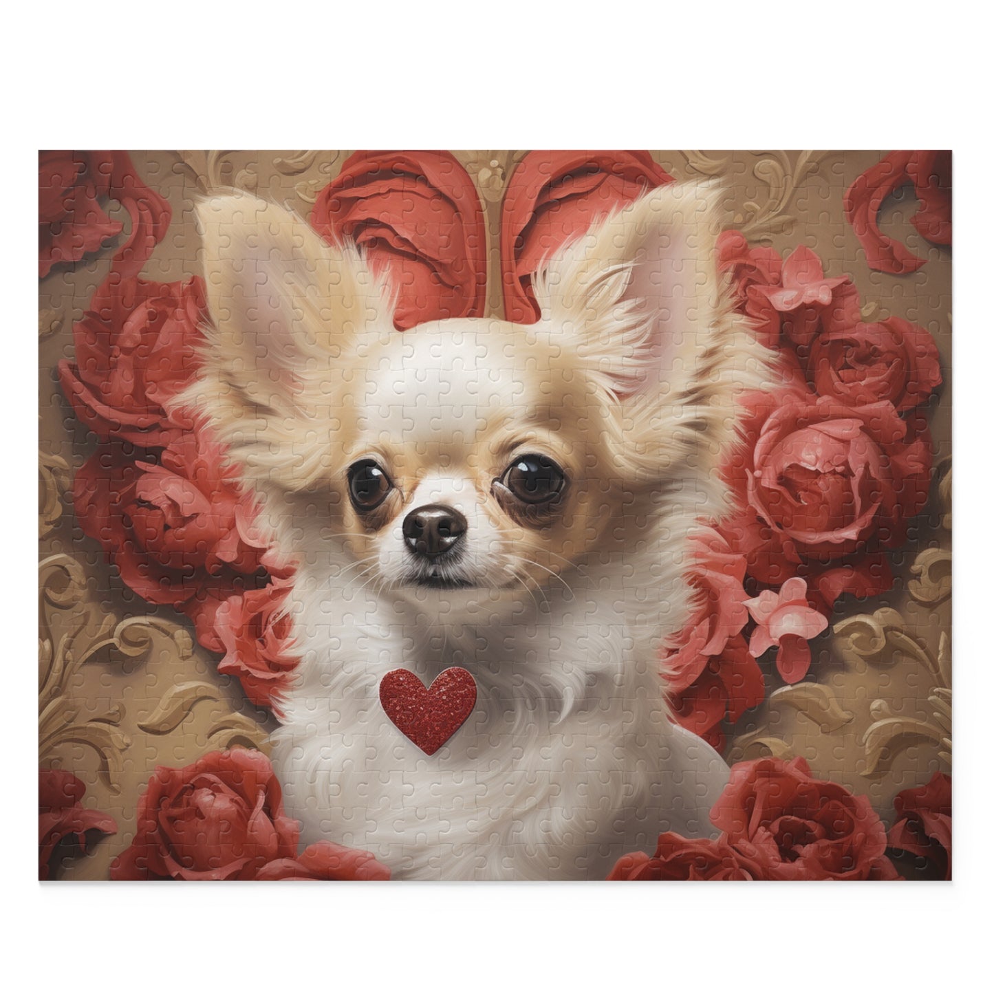 A Chihuahua's Heart Beats for You 500 Piece Puzzle