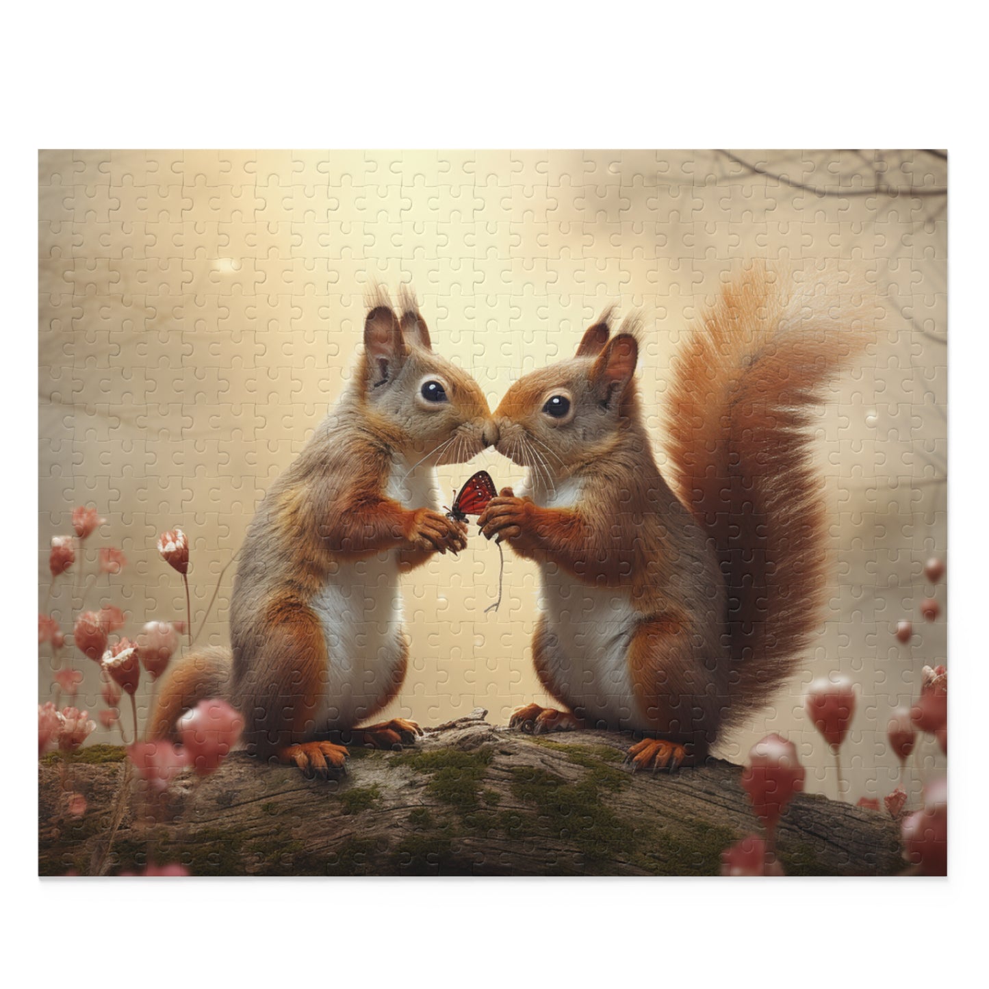 Squirrel Kisses 500 Piece Puzzle