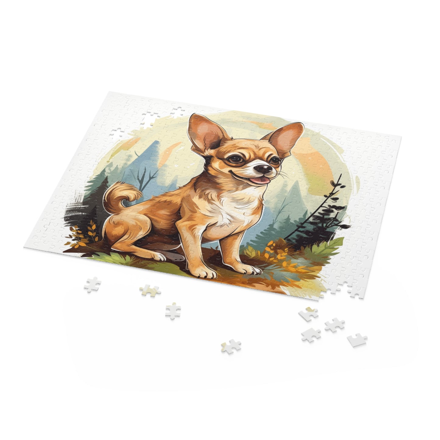 Happy Chihuahua 500 Piece Puzzle