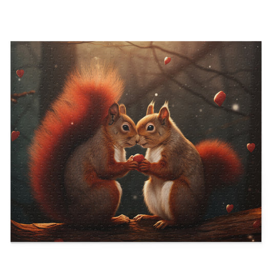 My Heart is Yours Squirrel 500 Piece Puzzle