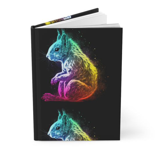 Multicolor Squirrel Hardcover Journal