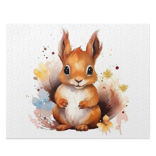 Big Eyed Squirrel 500 Piece Puzzle