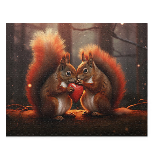 My Heart is Yours Squirrel 500 Piece Puzzle