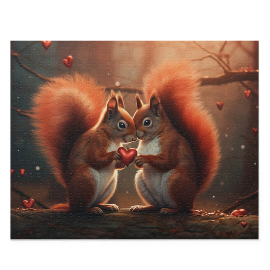Squirrel Love 500 Piece Puzzle
