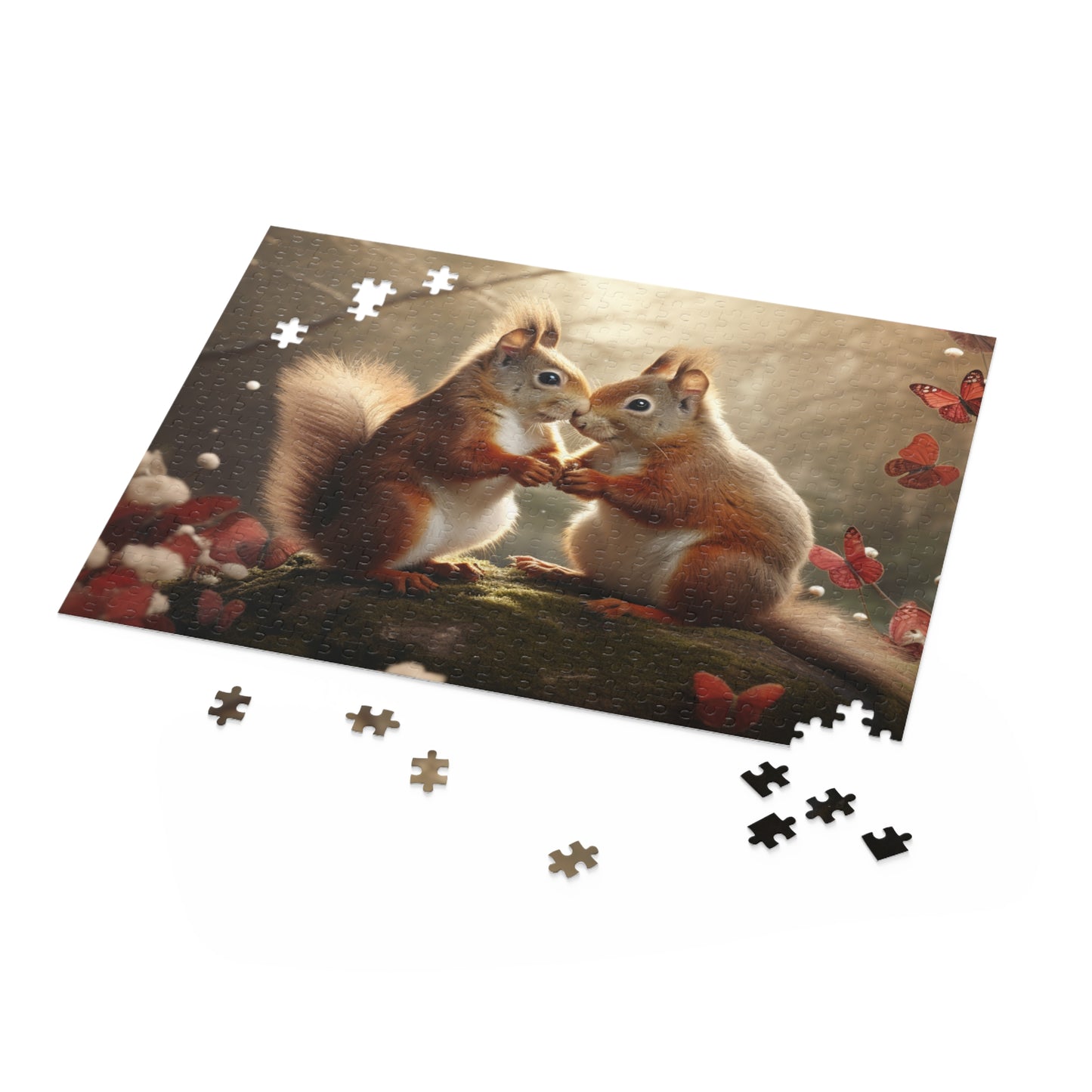 Squirrels and Butterflies 500 Piece Puzzle