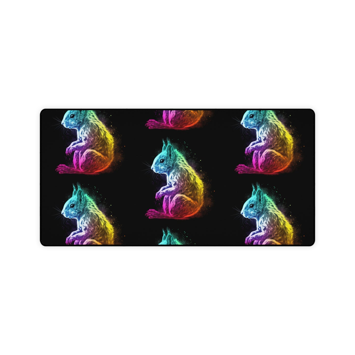 Multicolor Squirrel Desk Mat