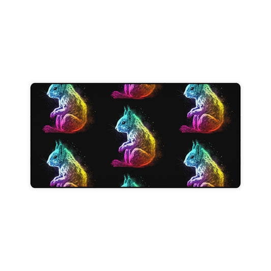 Multicolor Squirrel Desk Mat