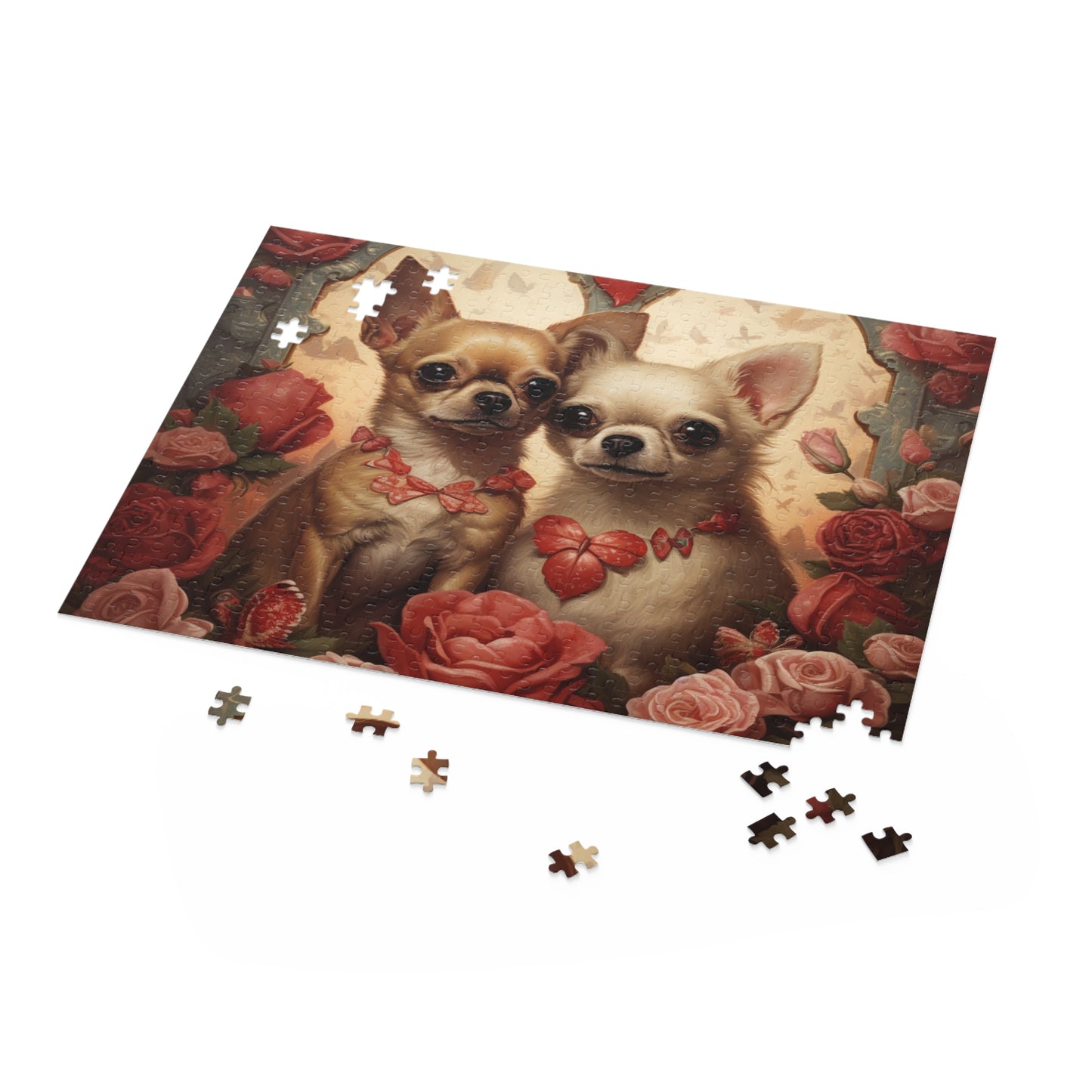 Chihuahuas in Love 500 Piece Puzzle