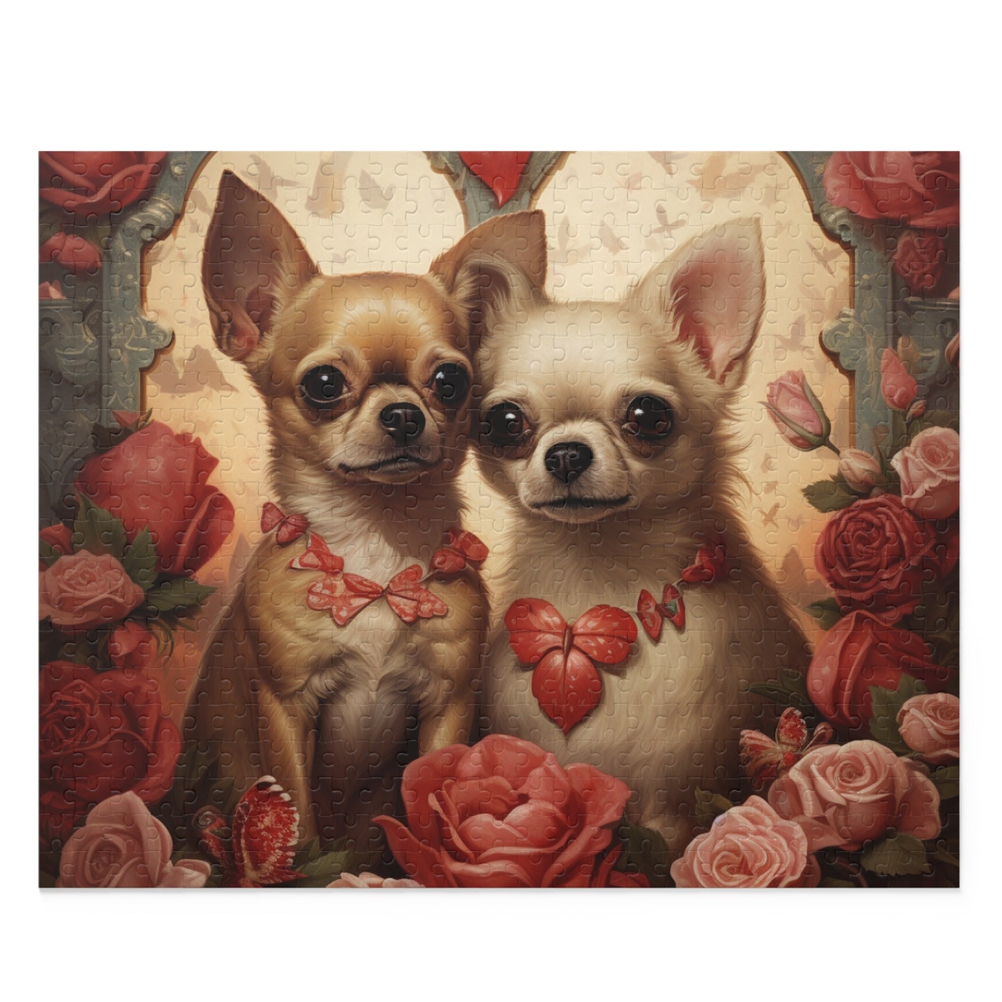 Chihuahuas in Love 500 Piece Puzzle