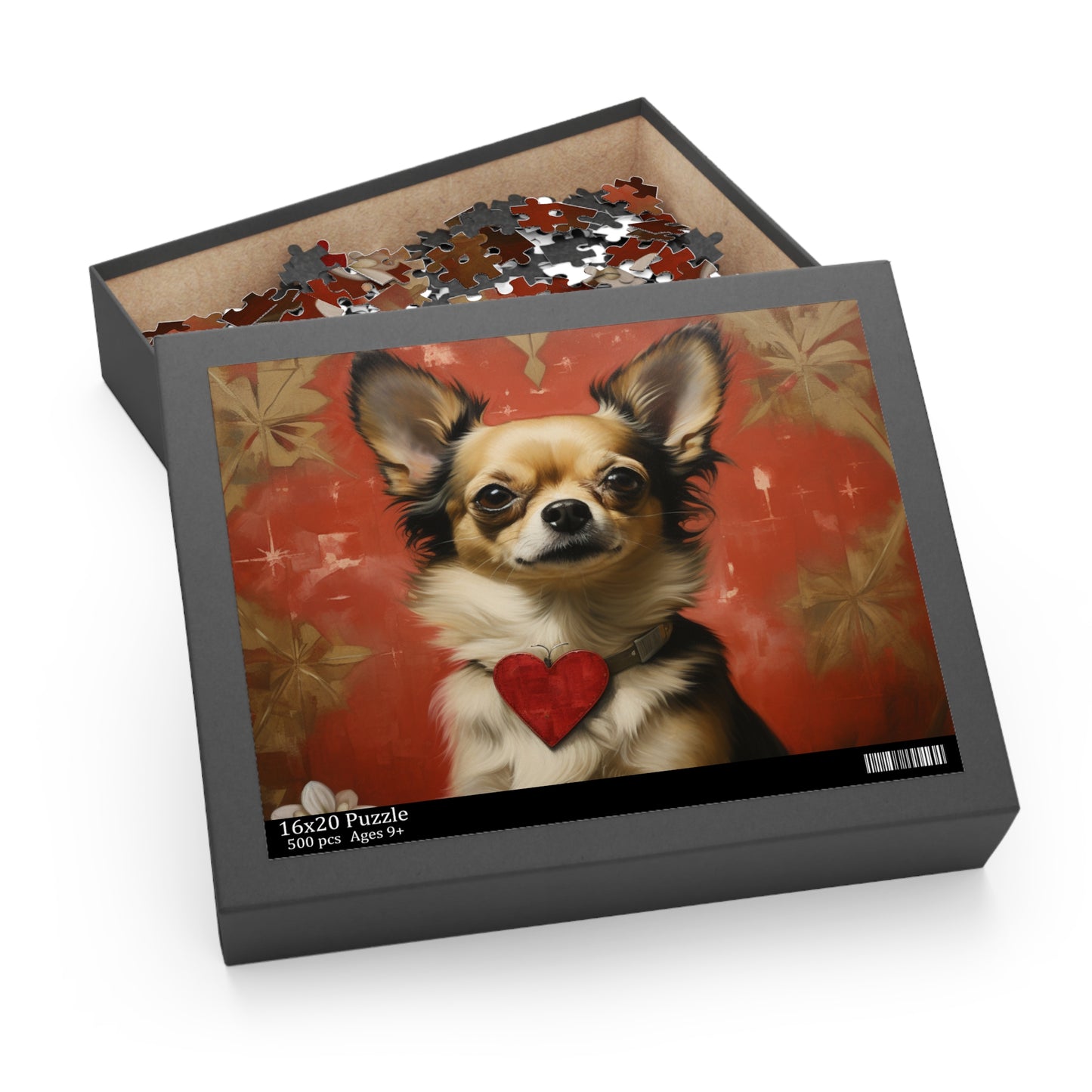 Chihuahua Heart Throb 500 Piece Puzzle