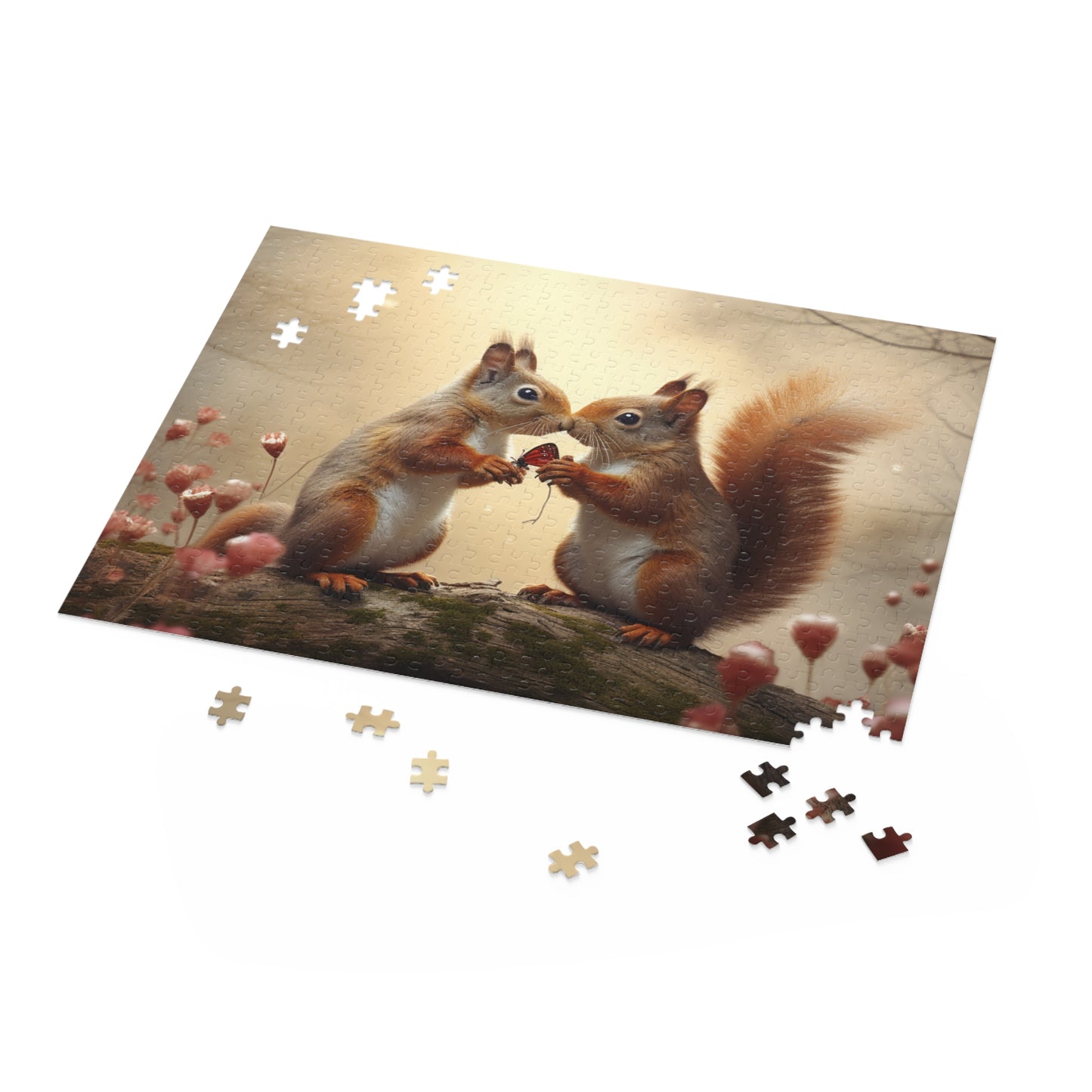 Squirrel Kisses 500 Piece Puzzle