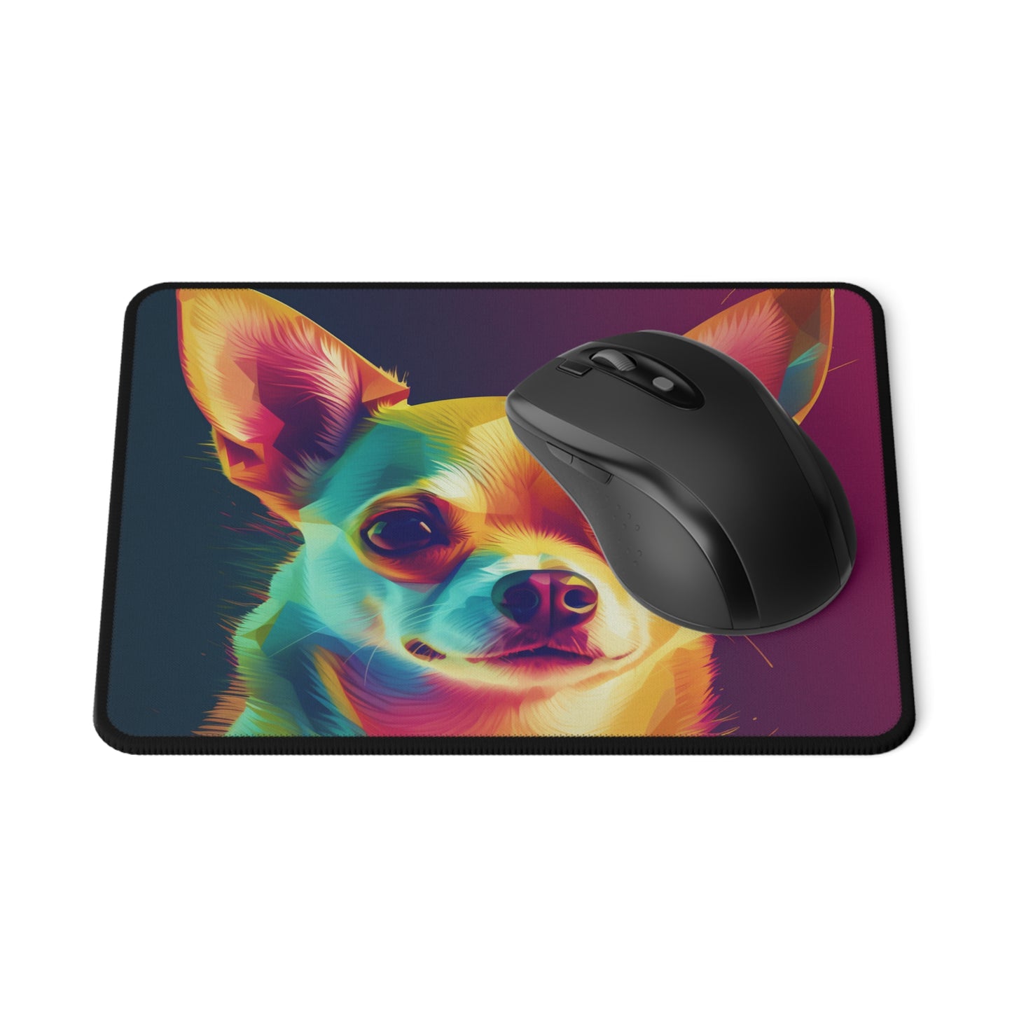 Attentive Chihuahua Non-Slip Mouse Pad