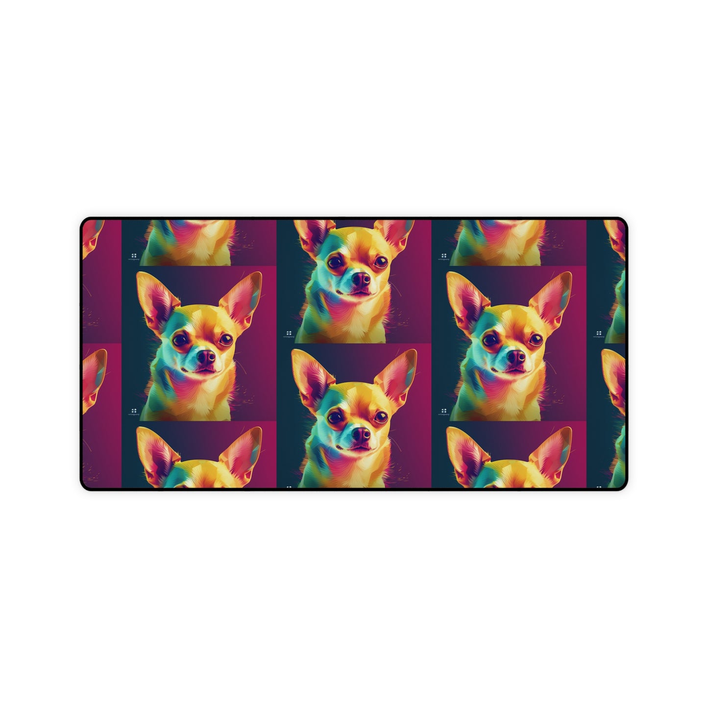 Attentive Chihuahua Desk Mat