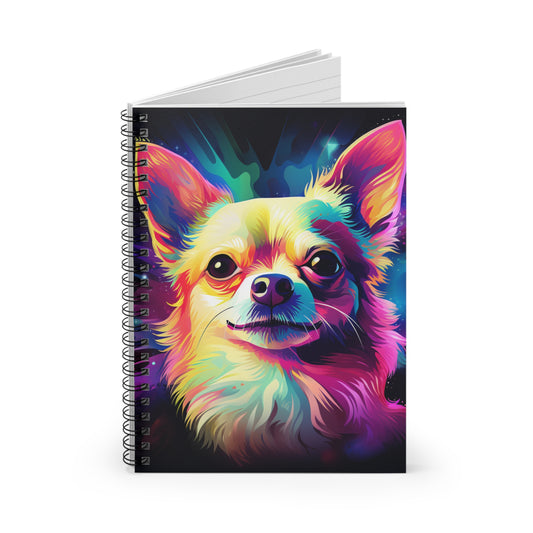 Chihuahua Ruled Line Spiral Notebook