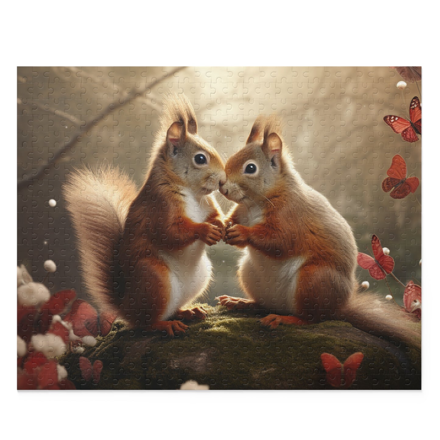 Squirrels and Butterflies 500 Piece Puzzle